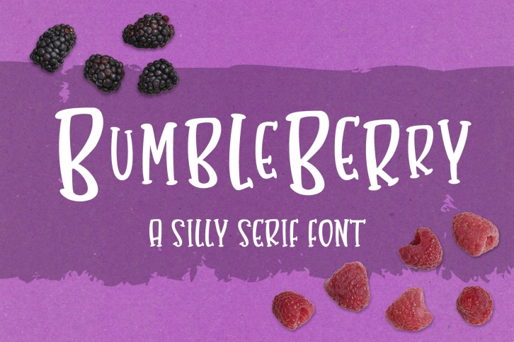 Bumbleberry - a silly serif font Font Download