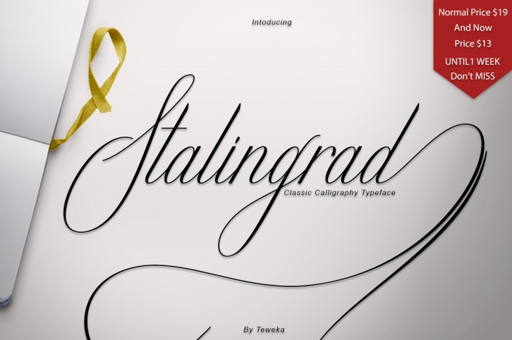 Stalingrad Classic Calligraphy Font Download