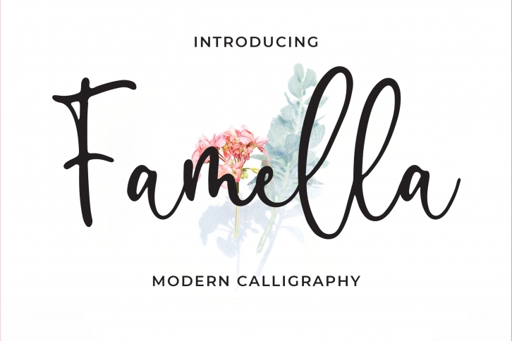 Famella - Modern Calligraphy Font Download