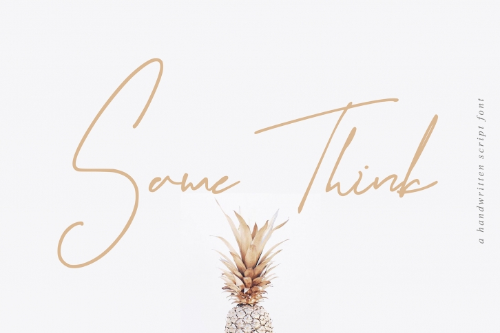 Some Think Font Download