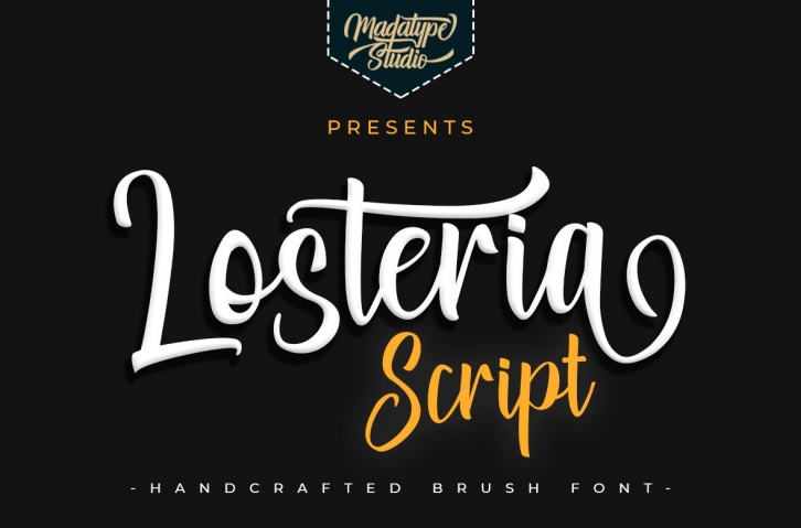 Losteria | Brush Script Font Download