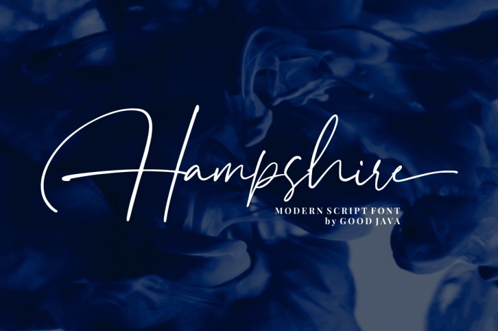 Hampshire - Modern Script Font Font Download
