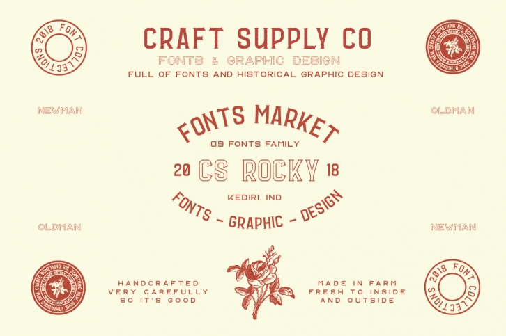 CS Rocky Font + Extras Font Download