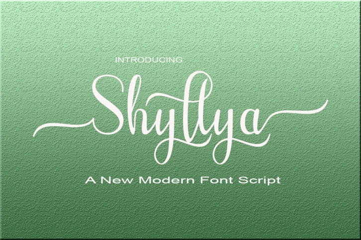 Shyllya Script Font Download