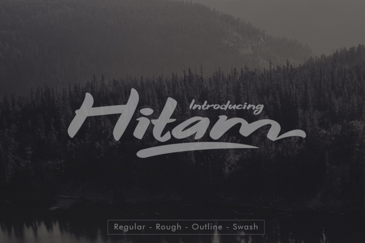 Hitam Bold 3 Font Font Download