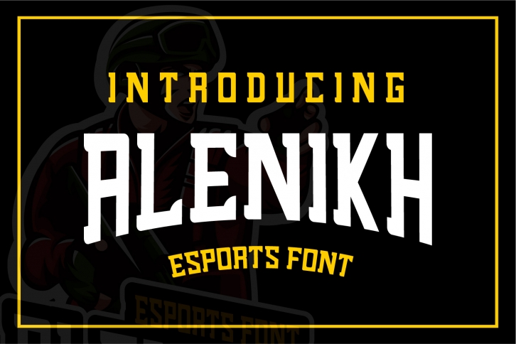Alenikh Esports Font Logo Font Download