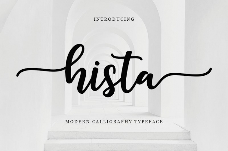 Hista Script | Modern Calligraphy Font Download