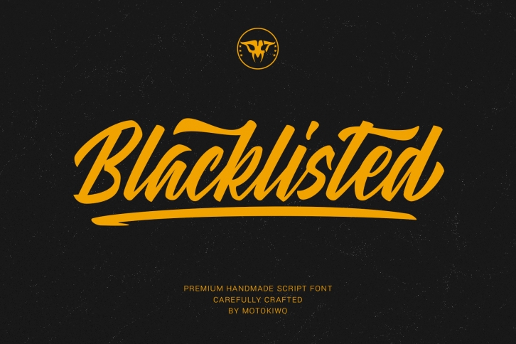 Blacklisted - Vintage Script Font Font Download