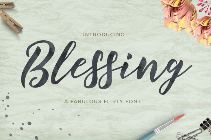 Blessing Script Font Download