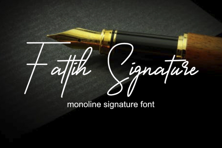 Fattih Signature Font Download