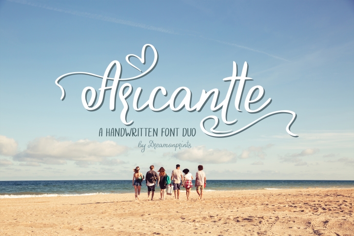 Aricantte - Handwritten Font Duo Font Download