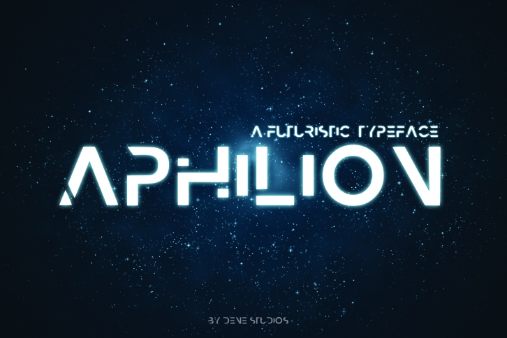 APHILION - A Futuristic Typeface Font Download