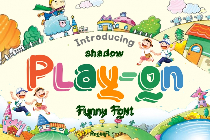 Play-on shadow font Font Download