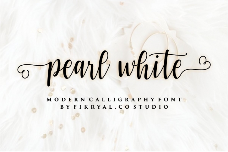 pearl white Font Download