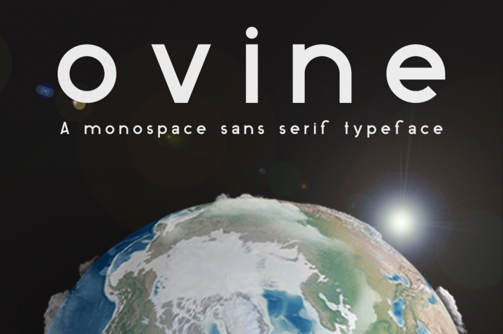ovine Monospace Sans Serif Typeface Font Download
