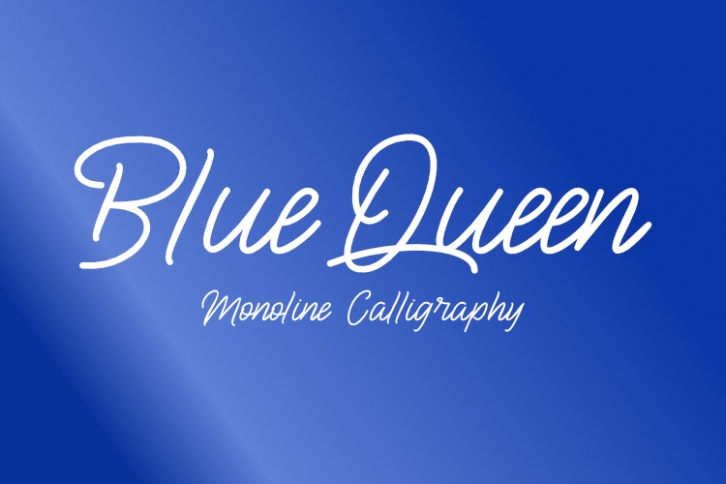 BlueQueen Font Download