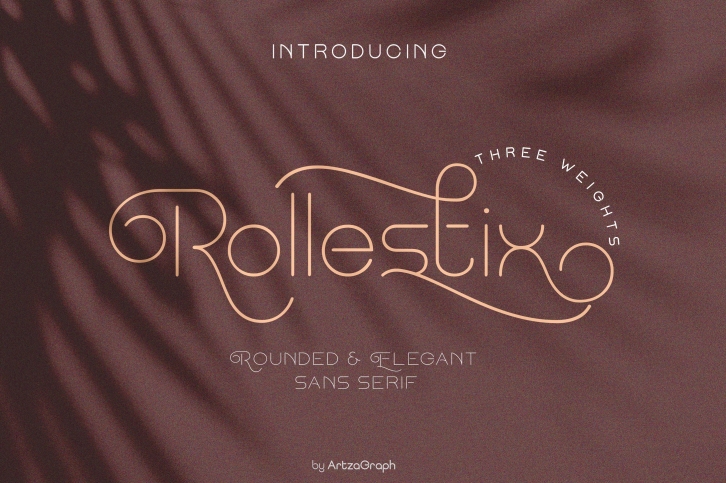 Rollestix - Rounded & Elegant sans serif Font Download