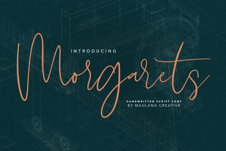 Morgarets Script Font Font Download