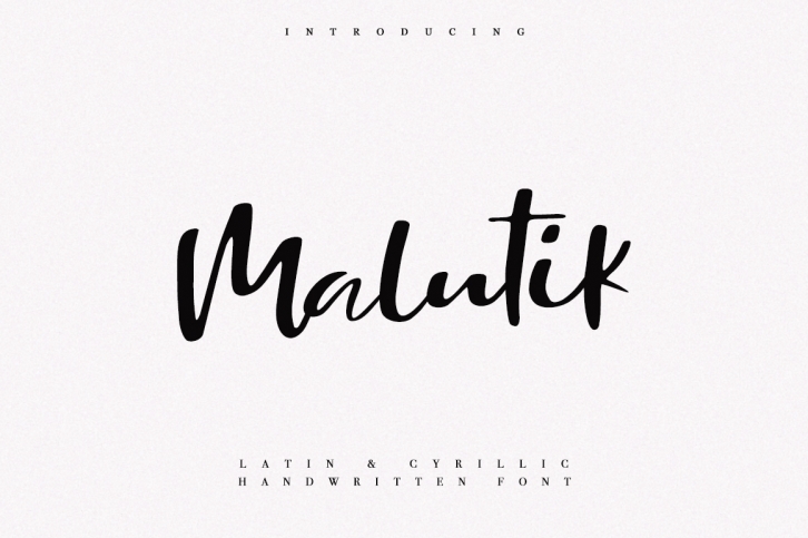 Malutik | Cyrillic & Latin Font Download
