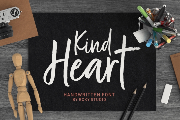 Kind Heart Font Duo Font Download