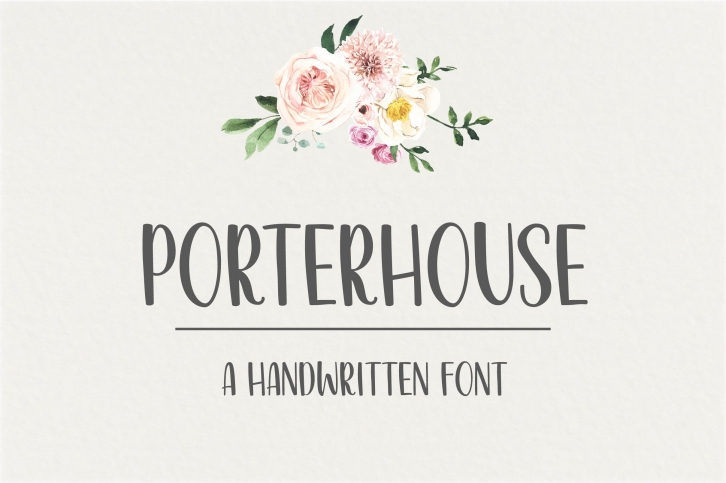 Porterhouse Font Download
