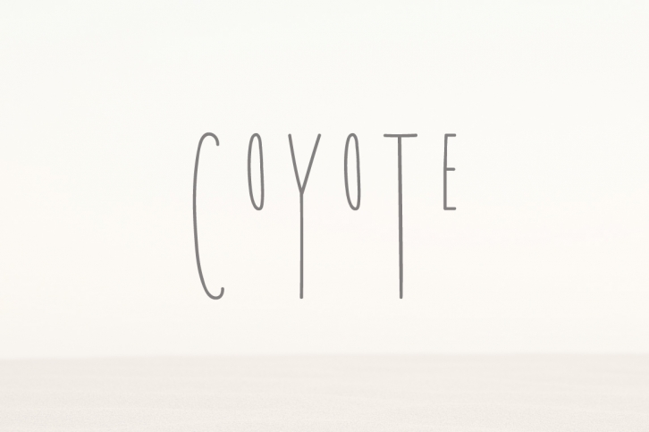 Coyote | A Playful Font Font Download