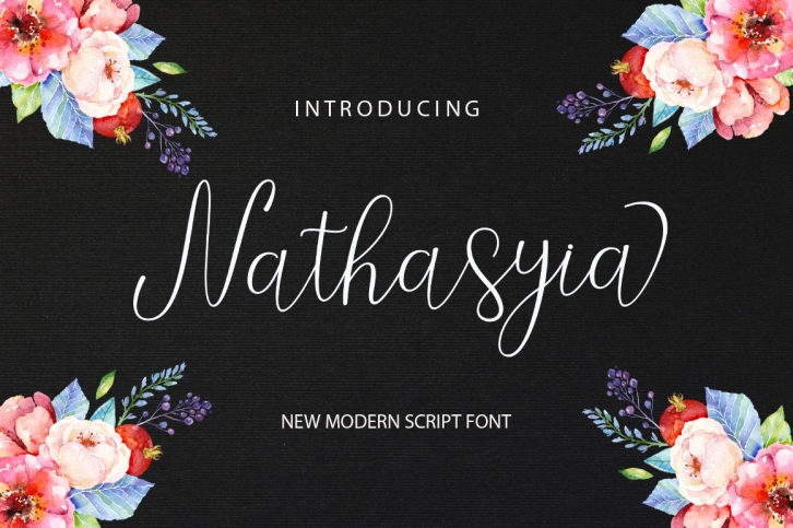 Nathasyia script Font Download