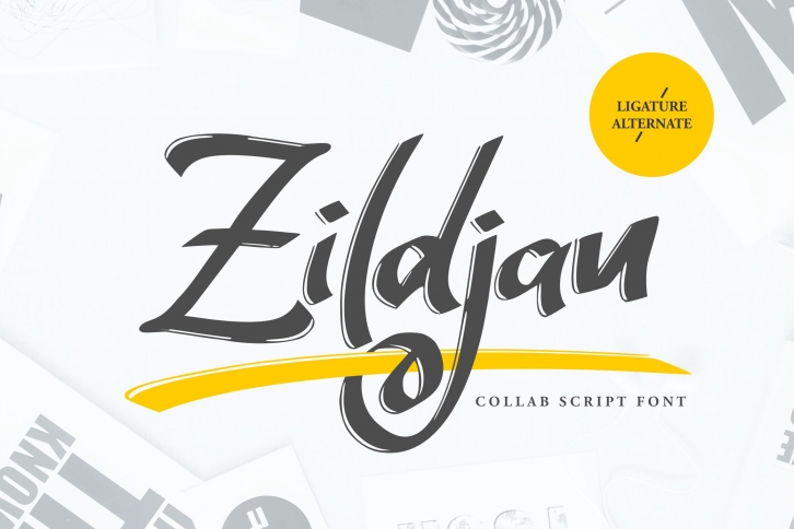 Zildjan | Script Brush Font Font Download