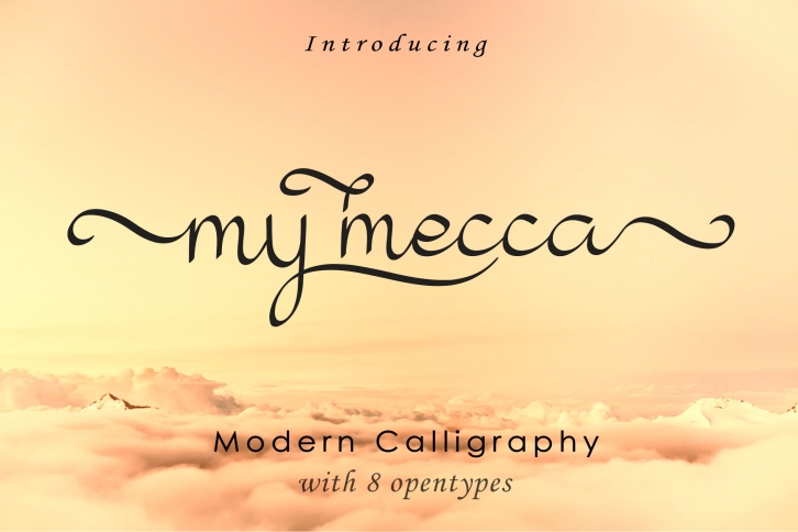 My Mecca | Modern Calligraphy Font Download