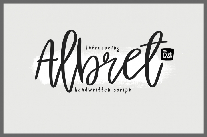 Albret || Multilingual Handwritten Script Font Font Download