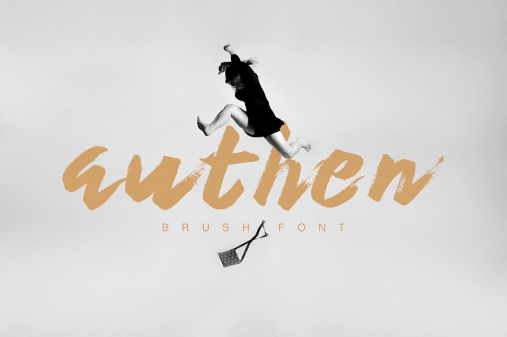 Authen Brush Font Font Download