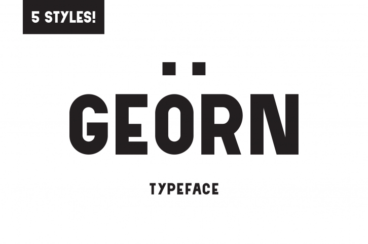 Georn Typeface Font Download