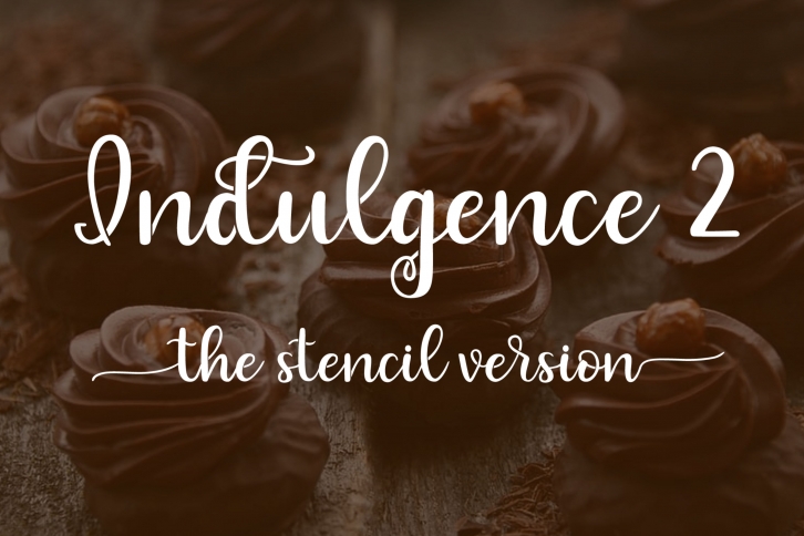Indulgence 2 - The Stencil Version Font Download