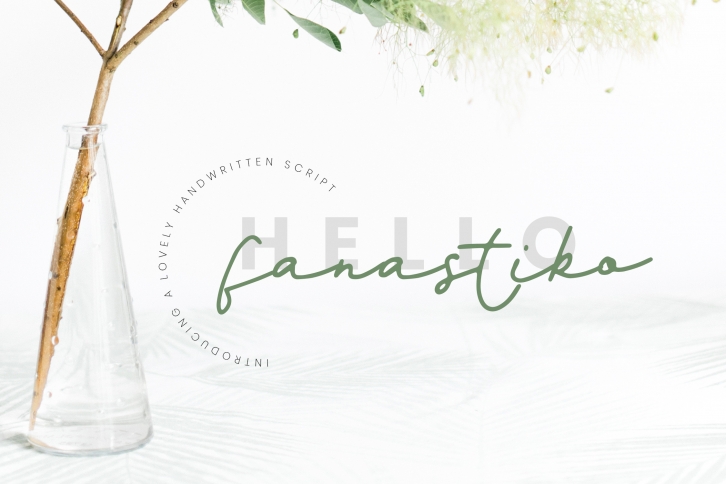 Fanastiko - A Lovely Signature Font Font Download