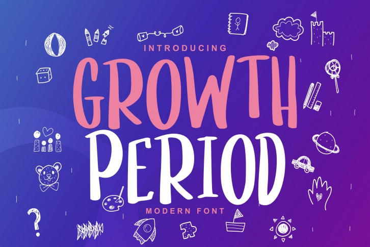 Growth Period | Kids Modern Font Font Download