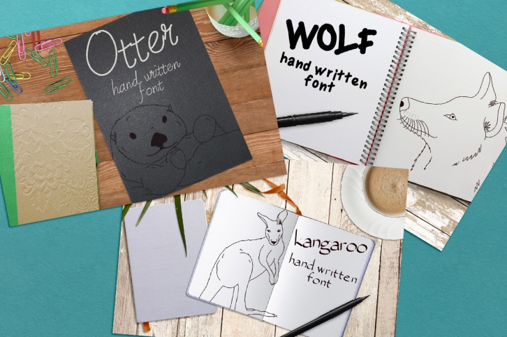 Font No.4, No.5 and No.6 Font Download