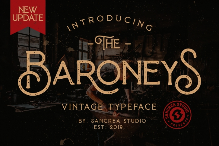 Baroneys - Vintage Typeface Font Download