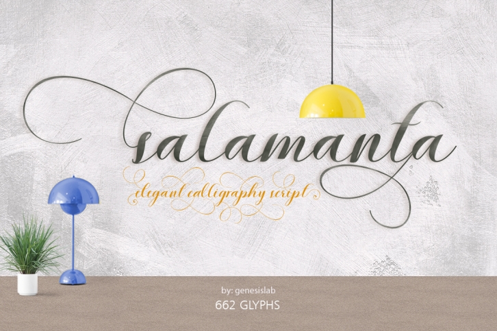 Salamanta script Font Download