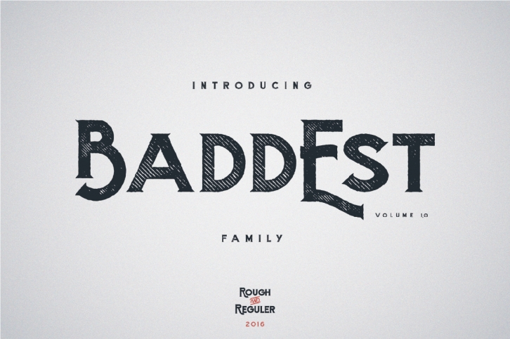 Baddest Family - Vol.1 Font Download