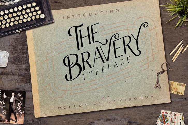 The Bravery Typeface Font Download