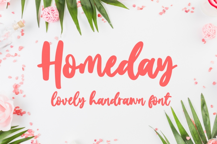 Homeday - Lovely Handrawn Font Font Download