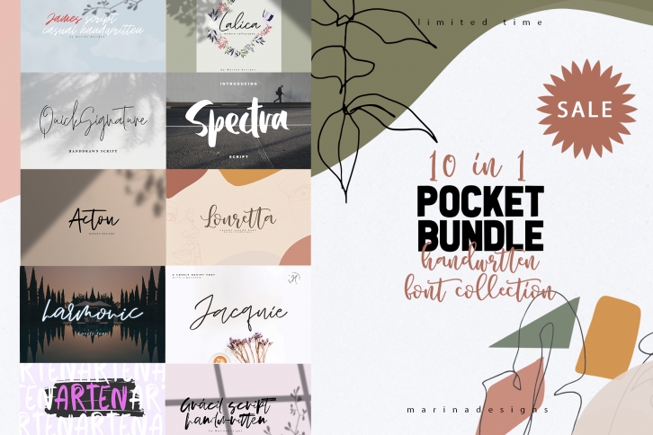 POCKET BUNDLE 10 IN 1 SUPER SALE Font Download