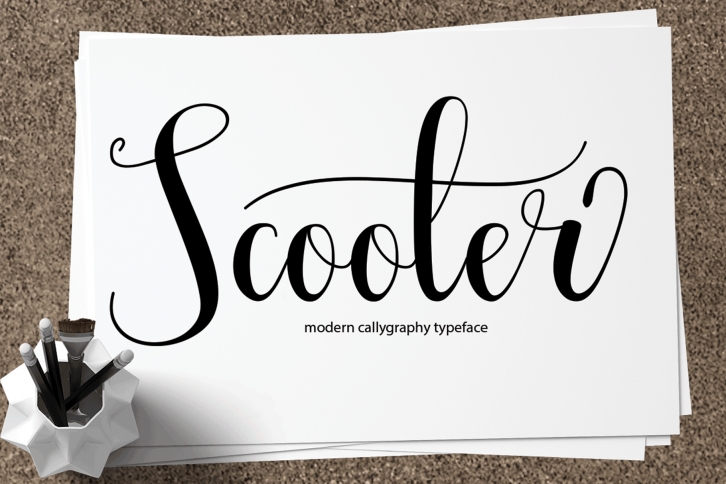 Scooter New update Font Download