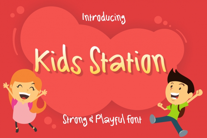 Kids Station Cute Font Font Download