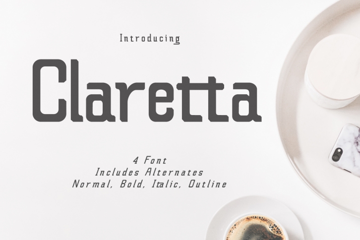Claretta Font Family Font Download