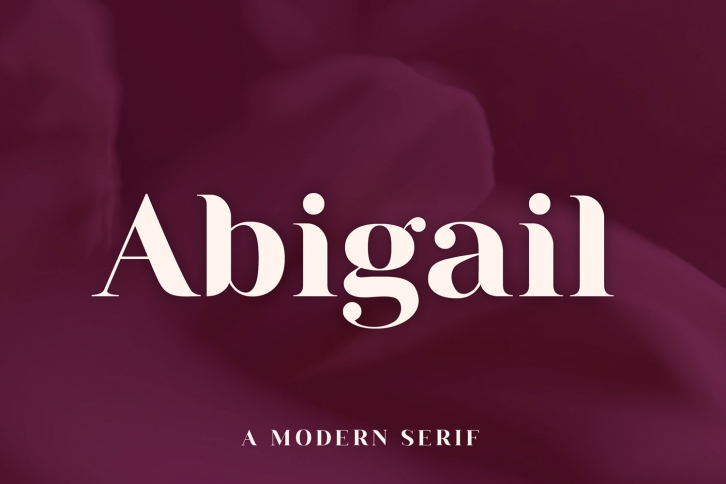 Abigail | A Modern Serif Font Download