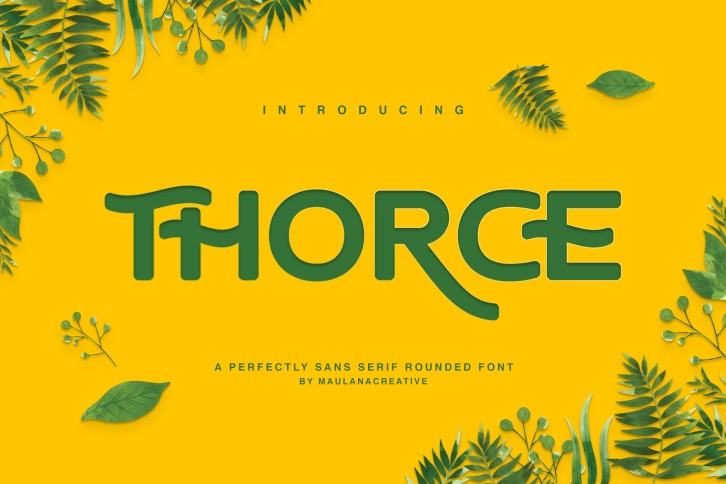 Thorce Rounded Sans Font Font Download