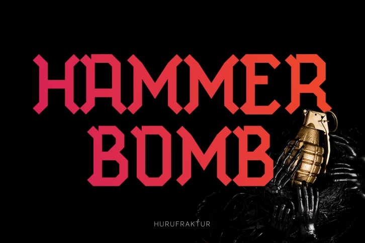 Hammer Bomb Font Download