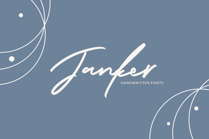 Janker - The Handwritten Fonts Font Download