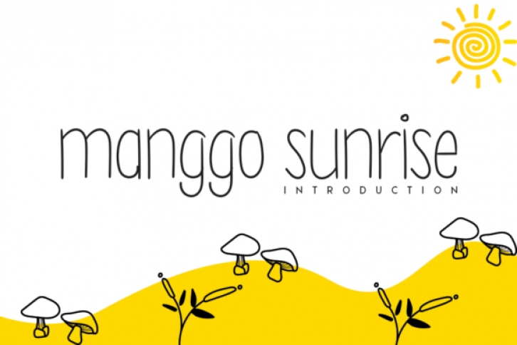 Manggo Sunrise Font Download